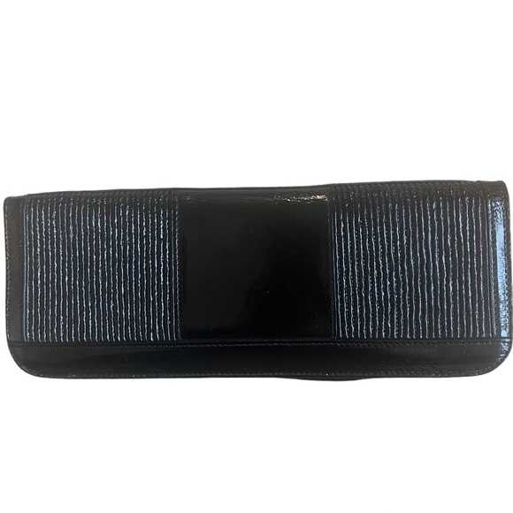 Burberry black patent clutch leather Wristlet bag/clutch - Picture 2 of 16